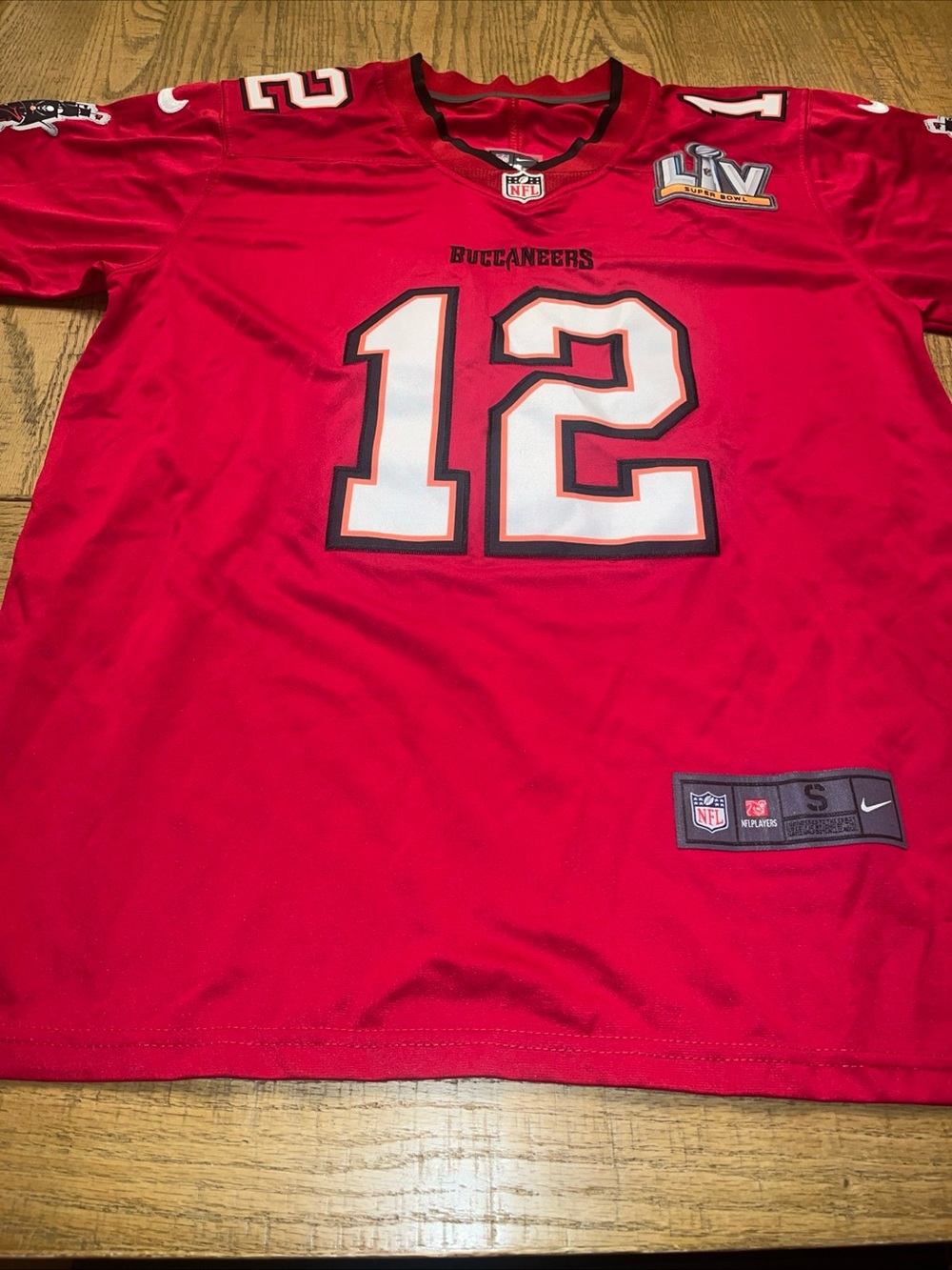 Nike Tampa Bay Buccaneers Tom Brady #12 Red NFL Football Jersey Men's Small S